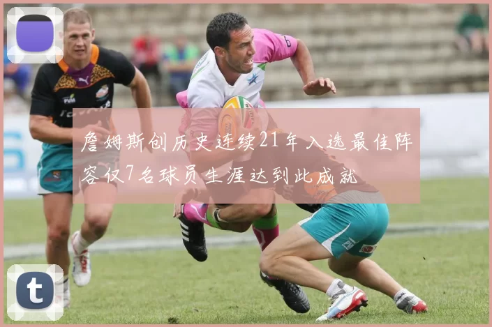詹姆斯创历史连续21年入选最佳阵容仅7名球员生涯达到此成就
